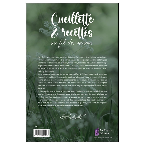 Cueillette & recettes au fil des saisons - Cuisine botanique, soins naturels et créations inspirées de la nature