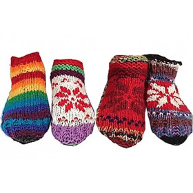 Chaussons chaussettes laine mesure S -- 23-24 cm