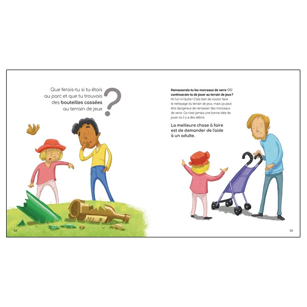 Que ferais-tu - 44 situations qui te feront réfléchir - Amusons-nous à découvrir comment réagir dans des situations difficiles d