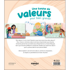 Une tonne de valeurs pour bien grandir - 44 valeurs importantes à découvrir - Pour t'aider à développer des valeurs fortes que t