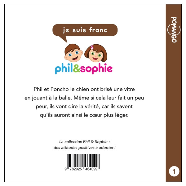 Phil&Sophie - Je suis franc Tome 1