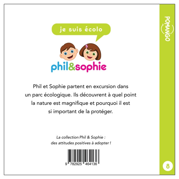 Phil&Sophie - Je suis écolo Tome 8