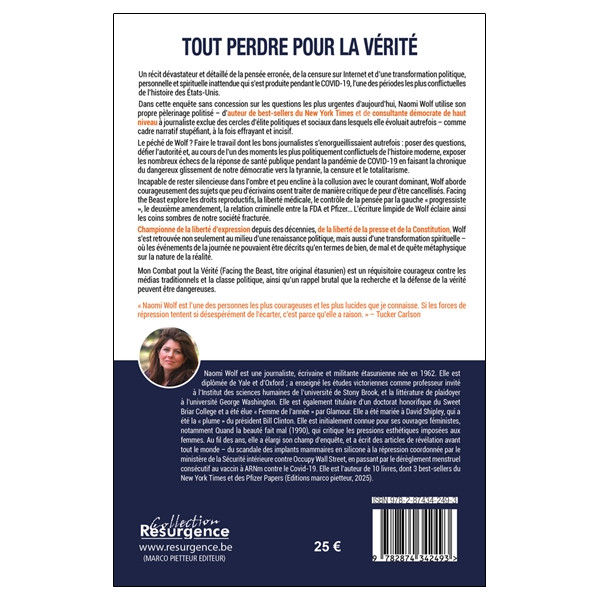 Tout perdre pour la vérité - Et ne rien regretter