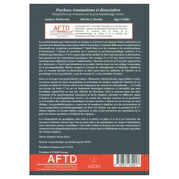 Psychose, traumatisme et dissociation - Perspectives en évolution sur la psychopathologie sévère