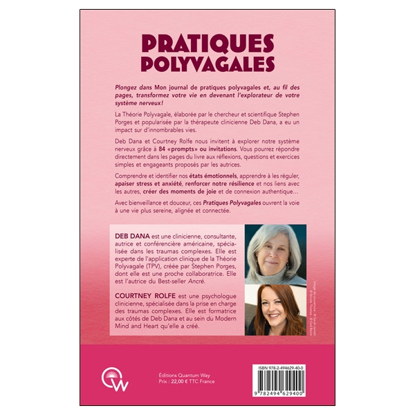 Mon journal de pratiques polyvagales - 84 exercices et réflexions guidées pour apprivoiser son système nerveux