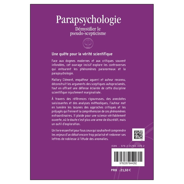 Parapsychologie - Démystifier le pseudo-scepticisme