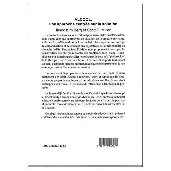 Alccol, une approche centrée sur la solution