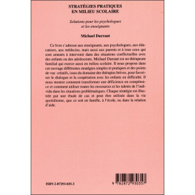 Stratégies pratiques en milieu scolaire - Solutions pour les psychologues et les enseignants