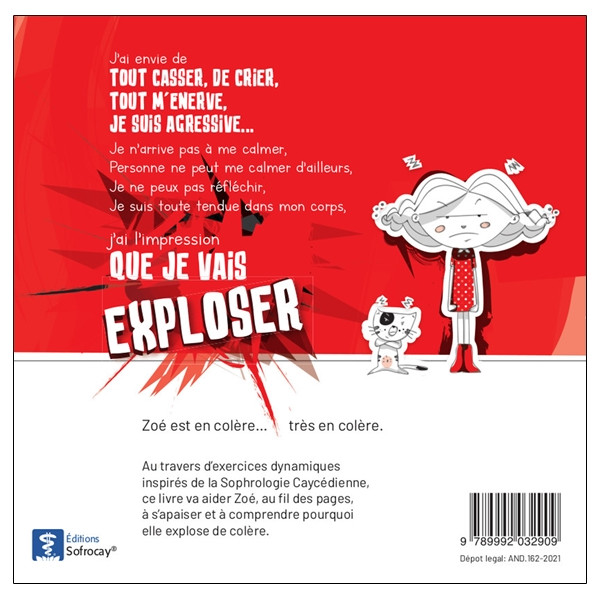 Zoé et la colère - Trucs et astuces pour mieux apprivoiser les émotions