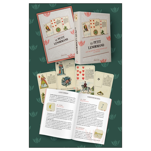 Le Petit Lenormand - Les 36 cartes traditionnelles & 1 notice - Coffret
