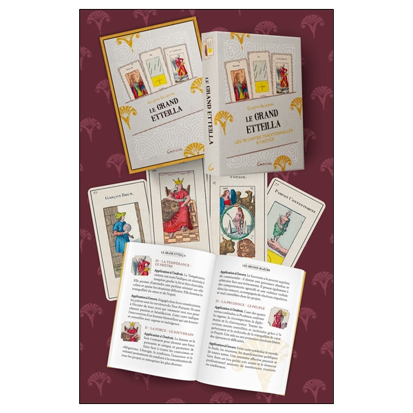 Le Grand Etteilla - Les 78 cartes traditionnelles & 1 notice - Coffret
