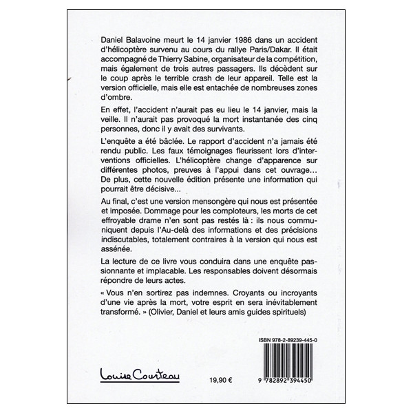 Daniel Balavoine, meurtre déguisé ? Lorsque l'Au-delà participe à l'enquête...