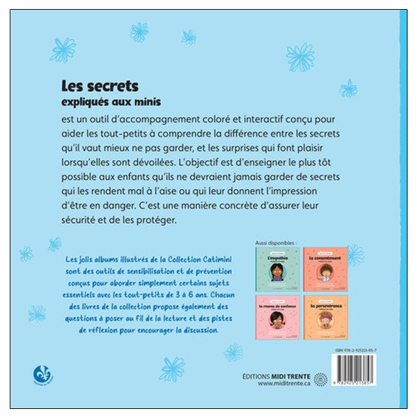 Les secrets expliqués aux minis - Album psychoéducatif pour aborder les sujets importants