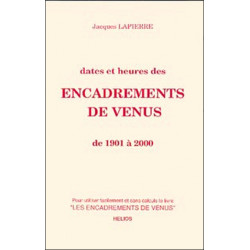 Dates et heures des encadrements de Vénus