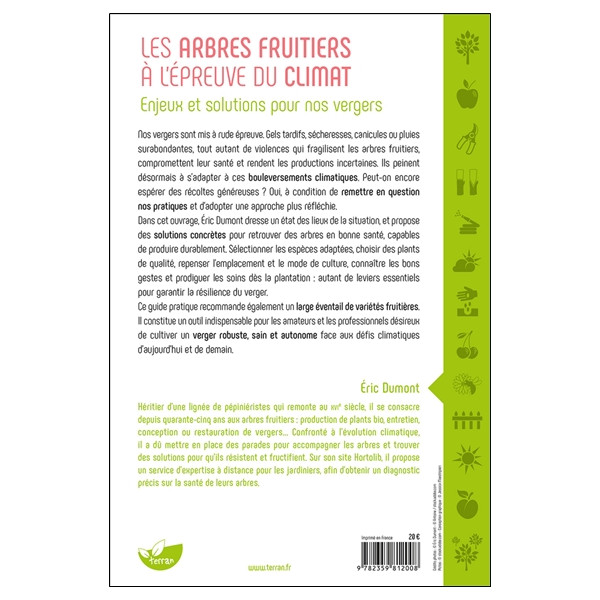 Les Arbres fruitiers à lépreuve du climat - Enjeux et solutions pour nos vergers