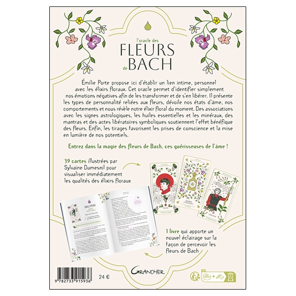 L'Oracle des Fleurs de Bach - Vers une guérison émotionnelle avec les élixirs floraux - Coffret