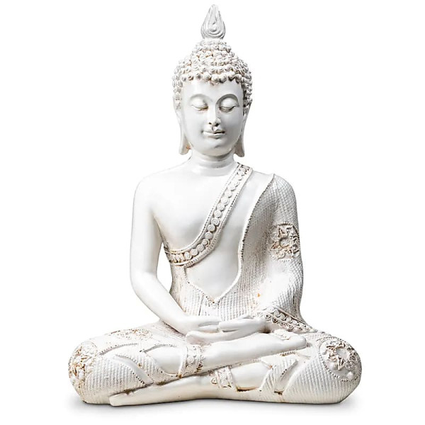 Bouddha en méditation Thailande -- 694 g； 20x11x27.5 cm