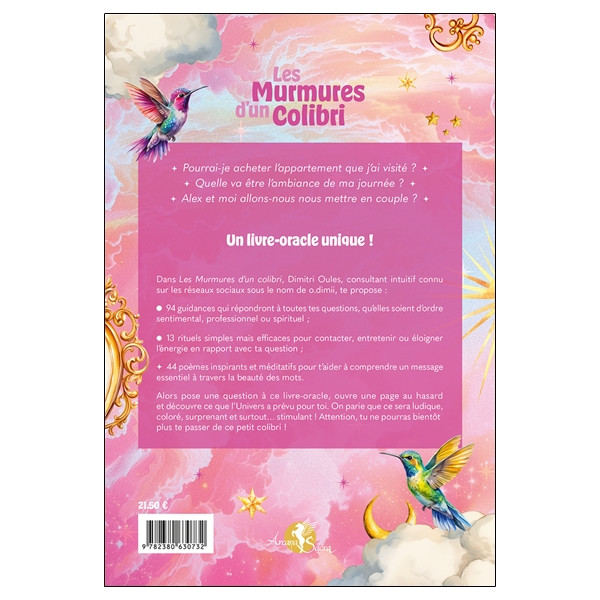 Les Murmures d'un Colibri - Le livre-oracle tout en poésie et en couleur pour être guidé avec bienveillance