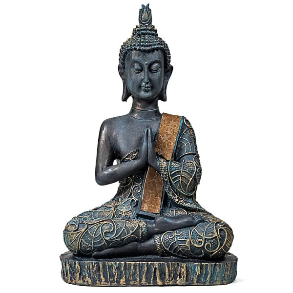 Bouddha namasté Thailande -- 416 g； 14x7.5x22 cm