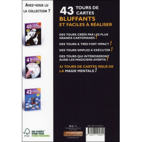 43 tours de cartes bluffants - Spécial magie mentale - 100 photos