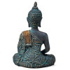 Bouddha en méditation finitions antiques -- 170 g； 9x5x14 cm