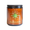 Bougie lithothérapie parfumée Abondance étoilée
