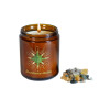Bougie lithothérapie parfumée Abondance étoilée