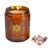 Bougie lithothérapie parfumée Aura positive