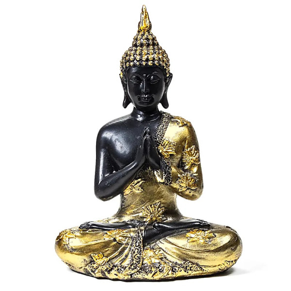 Bouddha Priant style ancien Thailande -- 374 g； 15.5x9x22 cm