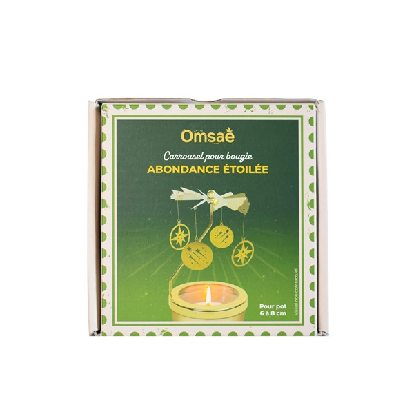 Carrousel pour bougie Abondance étoilée