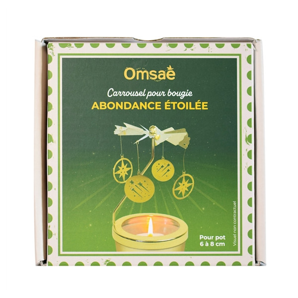 Carrousel pour bougie Abondance étoilée