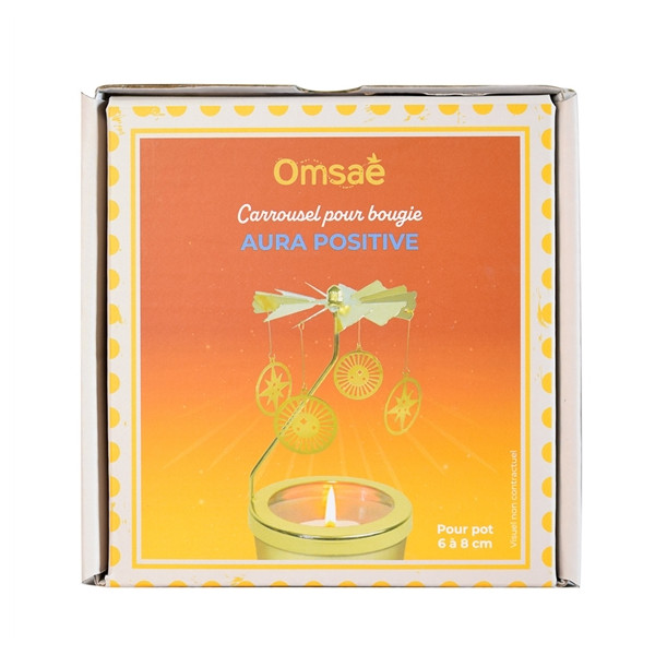 Carrousel pour bougie Aura positive
