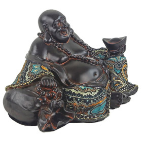 Bouddha bonheur et prospérité Chine -- 512 g； 20x12x13 cm