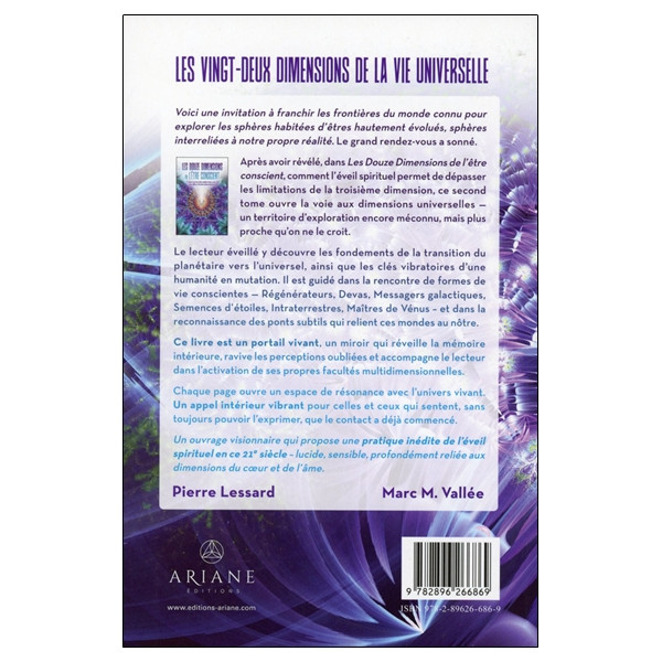Les vingt-deux dimensions de la vie universelle - Le prisme des Maîtres - Pleine expansion de l'humain multidimensionnel