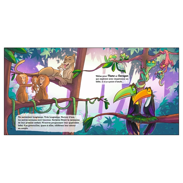 Les toucans qui rêvaient d'avoir un enfant