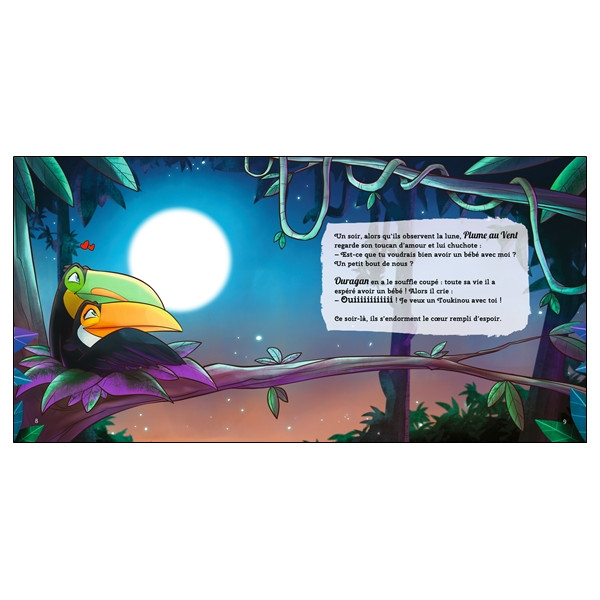 Les toucans qui rêvaient d'avoir un enfant