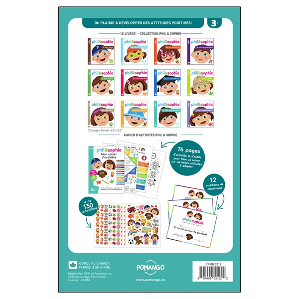 Coffret Phil & Sophie - Pour éveiller l'intelligence émotionnelle de votre enfant