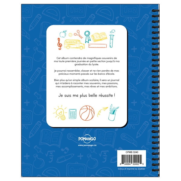 Mes souvenirs d'école -  De la petite section à la terminale