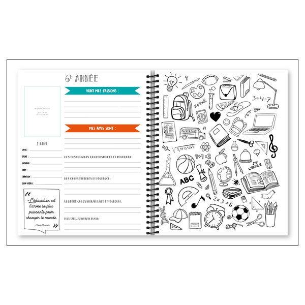 Mes souvenirs d'école -  De la petite section à la terminale