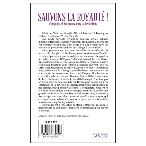 Sauvons la royauté ! Complots et trahisons sous la Révolution