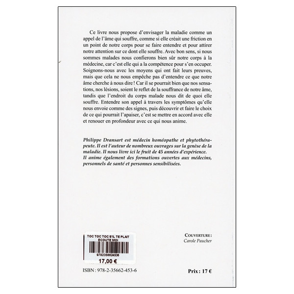 Toc, toc, toc ? s'il te plaît, écoute-moi ! Quand notre âme frappe à la porte