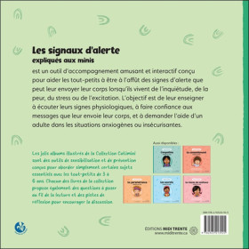 Les signaux d'alerte expliqués aux minis - Album psychoéducatif pour aborder les sujets importants