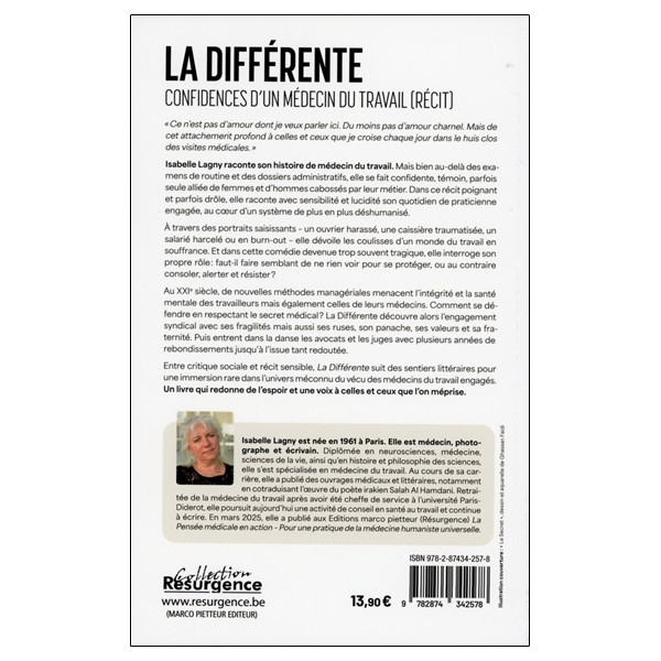 La différente - Confidences d'un médecin du travail