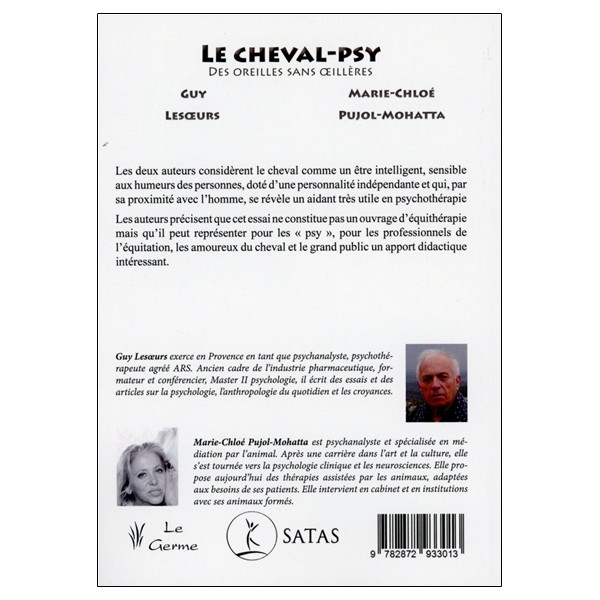 Le cheval-psy - Des oreilles sans oeillères