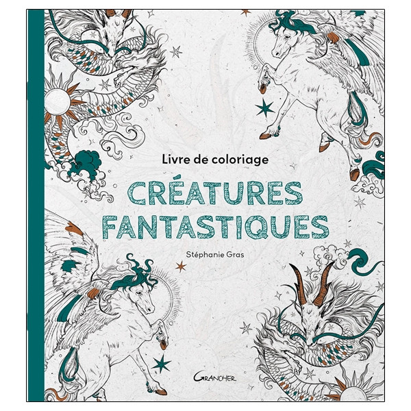 Livre de coloriage Créatures fantastiques