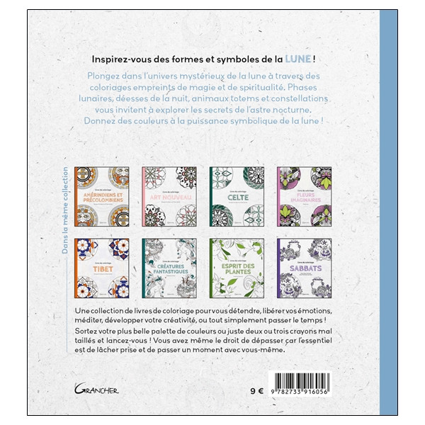 Livre de coloriage Lune