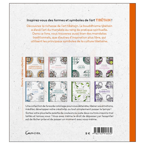 Livre de coloriage Tibet