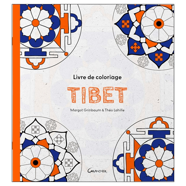 Livre de coloriage Tibet