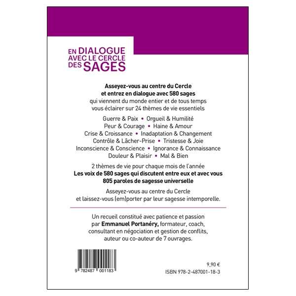 En dialogue avec le cercle des Sages - 805 paroles clefs - 580 sages - 24 thèmes de vie