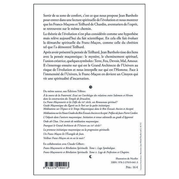 Les Francs-Maçons et la pensée de Teilhard de Chardin - Des aventuriers de l'esprit ?